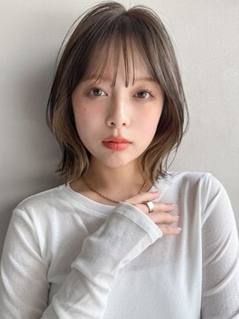 リヤン 表参道(lyann) 大人ガーリーダークアッシュ似合わせカットイヤリングカラーa