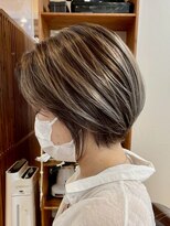 ブリッツ レボ(BLITZ-REVO)&nbsp;着物ヘア/大人ガーリー/ダークアッシュ/似合わせカット/柏駅