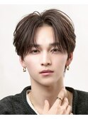 韓国フェザーニュアンスパーマメンズカット学割