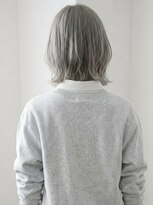 ニコリヘアワークス(nicori hair works)&nbsp;ボブ×ハイトーン×グレージュ