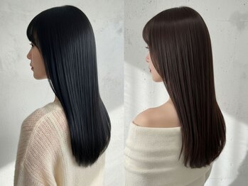 スタートウキョウ 渋谷(STAR TOKYO)の写真/髪質改善カラーでダメージレスな美発色◎髪質改善カラーで叶える極上の仕上がり◎色持ちもアップ♪