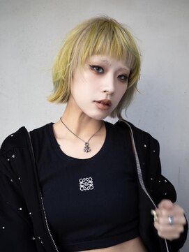 ギークス(GEEKS) 【GEEKS渋谷】レイヤーボブ/シャギーカット/ミックスカラー/小顔