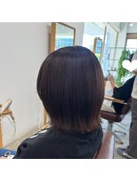 サロン(SALON)&nbsp;切りっぱなしボブ/グレージュ