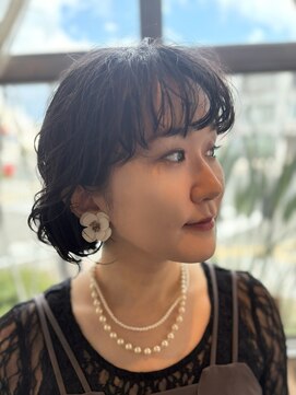 ニコナチカ(nico nachika) くしゅっとパーマ風アレンジ