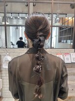 フェリア 渋谷(Feria)&nbsp;【Feria】 編みおろしアレンジ  福田沙也加
