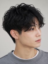 ダメージに合わせて薬剤で、ダメージレスな仕上がり*[中崎/メンズパーマ/メンズカット/波巻きパーマ/men's]