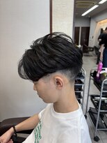 リリ(Liri material care salon by JAPAN)&nbsp;センターパート×ゼログラパーマ