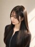 ミラー前髪縮毛矯正 ¥12100