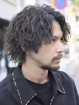 Men's salon fifth 博多【メンズサロン フィフス】【11月1日NEW OPEN(予定)】&nbsp;波巻きスパイラルパーマセンターパートウルフカットツイスパ緩め