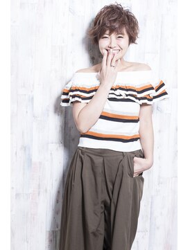 ミエルヘアーエスト 新宿店(mielhair est) 無造作で魅せるおとなショート☆★【mielhair新宿】