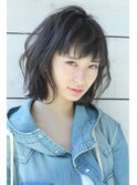 ほつれウェーブボブ