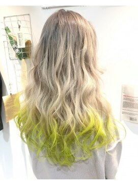 ジーナ(XENA) ネオンイエローグラデーション