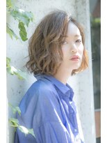 ロンド レグリーズ 立川(Lond leglise)&nbsp;【山方 直也】ふんわりウェーブ×切りっぱなしボブ