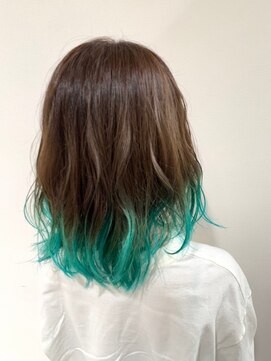 リー 甲子園(Lee) ボブスタイル×グラデーションカラー