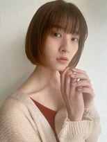 ベイルーム(BAYROOM by HONEY omotesando)&nbsp;【BAYROOM横浜】前下がりミニボブ×カームベージュ