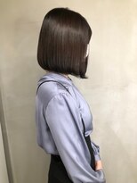 ジーナ 船橋(Zina)&nbsp;オトナ女子ツヤ髪アッシュカラーふんわりミディシースルーバング