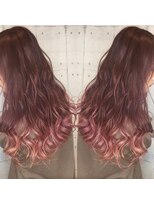 ヘアアンドビューティー ミック(Hair & Beauty miq)&nbsp;透明感抜群♪ダブルカラーブリーチハイトーンピンクブラウン