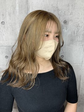 ハク(haku) [吉原勇気]ミルクティーカラー×顔まわりカット