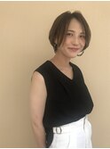 6月夏ショート【くびれヘア/デザインカラー/アースカラー】