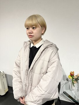 カフ(CAF) CAF FUKO/ハイトーンカラー/マッシュショート/大阪/心斎橋