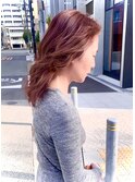 セミロングウエーブスタイル