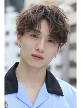 オーシャントーキョー 仙台(OCEAN TOKYO) 波巻きコンマバングメンズパーマ仙台