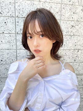 プランツヘアー 大人のボブウルフスタイル