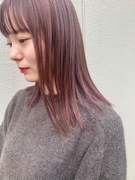 ジーナエス 札幌(Zina S) 髪質改善＊艶髪モーヴピンク＊美髪【Zina S 札幌】