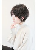 透け感ショート/透け感美髪ショートスタイル