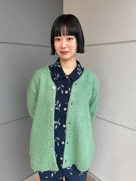 ヘアーアイストゥーレ(HAIR ICI TRE) ぷつっとボブ　フェイスレイヤー　担当　渡邉桜桃