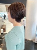 ★岡田有加★20代30代★銀座★白髪ぼかし×スマートショート