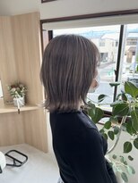 メロウ(mellow)&nbsp;ダブルカラー×ミルクティーグレージュ