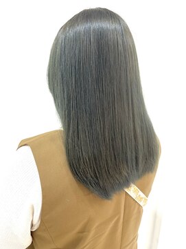 ヒビカ(HIBIKA) オリーブベージュ_セミロング