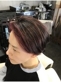 フェイスフレームミングデザイン&刈り上げショート
