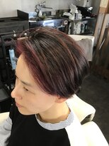 スリーセブン(37)&nbsp;フェイスフレームミングデザイン&刈り上げショート