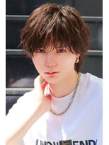 リークフー(Ree cu fuu)&nbsp;ナチュラルウェーブ　シースルーウルフ韓国風パーマ