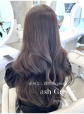 ＊ブリーチなし透明感暗髪ブルーグレージュブルーアッシュグレー