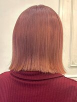 カムジーヘッドカミノウラ(COMEGHEAD KAMINOURA)&nbsp;ダブルカラーピンクベージュベージュカラーケアブリーチミニボブ