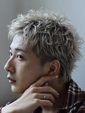 オーシャントーキョー サニー 原宿(OCEAN TOKYO Sunny) ベリーショートベリショスパイキーショートハイトーンヘア