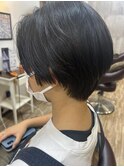 すっきりショートヘア