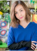 抜け感フレンチカジュアルニュアンスパーマh3川口20代30代40代