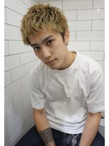 フリーク バーバーショップ 都島店(FREAK BARBER SHOP) ダウンバングスパイキーショート