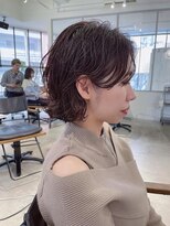 ツナグ(tsunagu) ボブパーマ、パーマボブ、センターパート