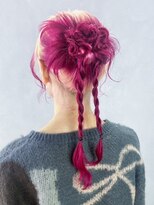 アルバム 渋谷パルコ(ALBUM)&nbsp;ホワイトブロンドロングおくれ毛前髪カット美髪_ba546201