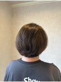酸性ストレートショートボブ