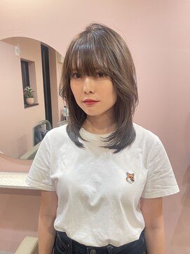 キーチェ 梅田中崎町(keych) レイヤーカット/くびれヘア/ハイライトカラー[梅田駅/中崎町駅]