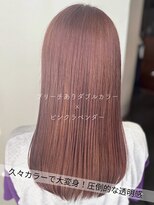 サラジュ 仁川店(SARAJU)&nbsp;【ダブルカラー特化】森山担当　ブリーチあり×ピンクラベンダー