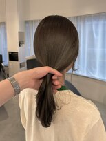 ノーヴァン デフォーム(NOVAN DEFORM) オリーブグレージュ/暗髪カラー/ブリーチなし透明感