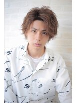 ソレリア(Soleria)&nbsp;新宿/メンズパーマ緩めツイストスパイラルウルフセンターパート