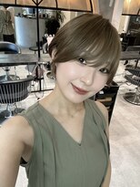 ロンドエニカ 大宮(Lond enika)&nbsp;グランマッシュ/細めハイライト/ショート/白髪ぼかし/前髪/大宮